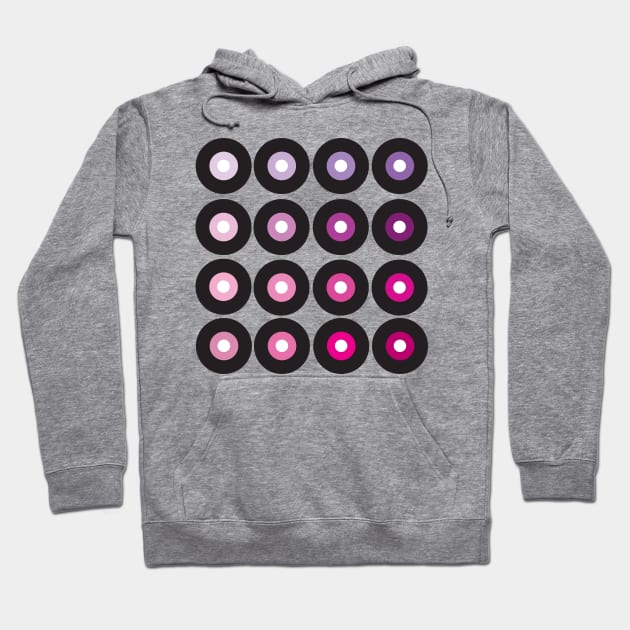 Gradient Records Hoodie by Kcgfx